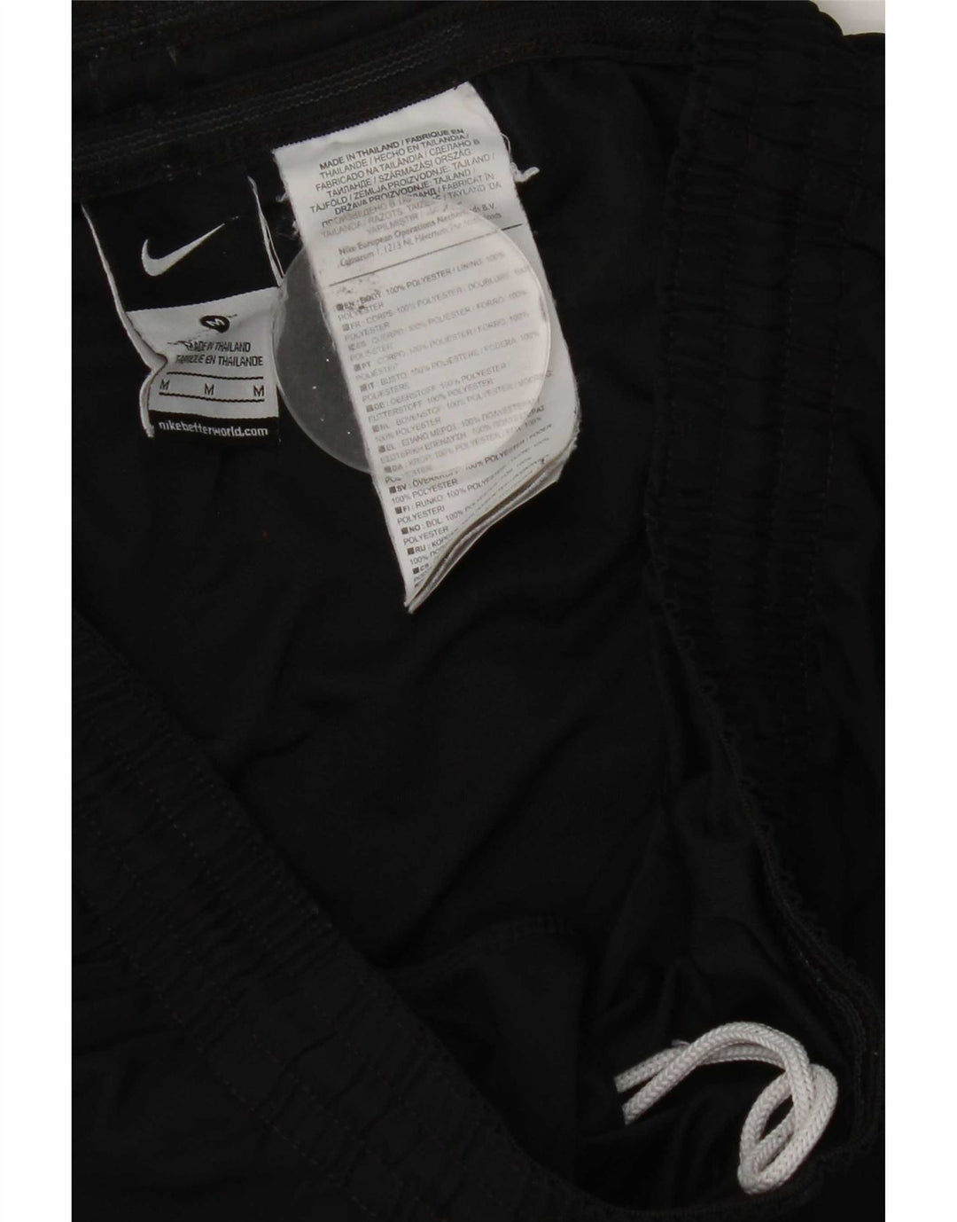Nike Herren Sportshorts Medium Schwarz Polyester