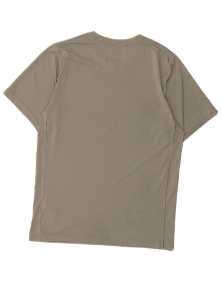 Nike Herren Dri Fit T-Shirt Top Small Grau Polyester