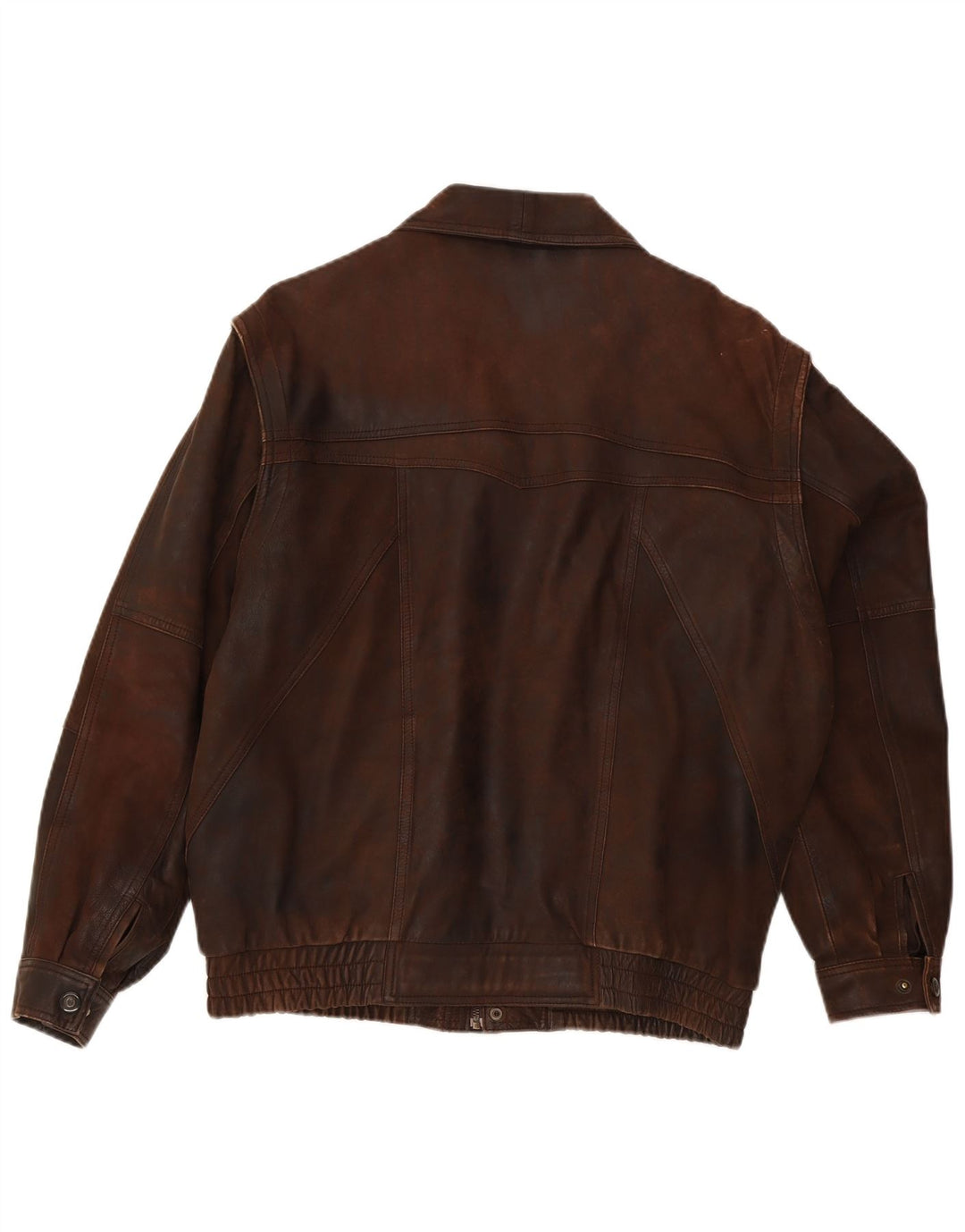 Morena Herren Lederjacke IT 50 großes braunes Leder