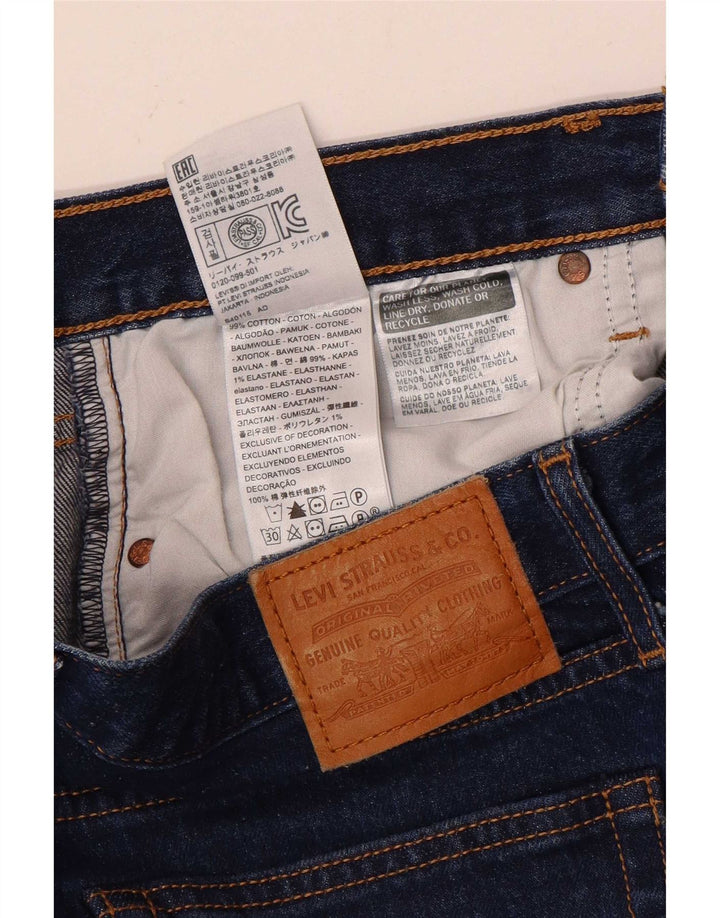 Levi's Damen Wedgie Cropped Jeans W30 L26 Blaue Baumwolle