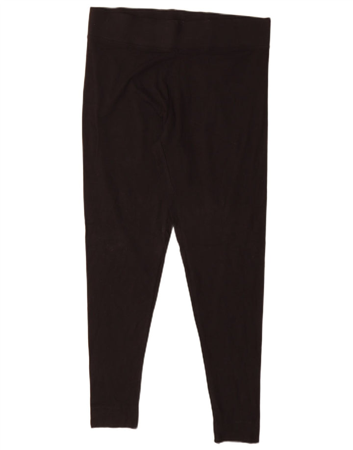 Marks & Spencer Damen Leggings UK 14 Large Schwarze Viskose