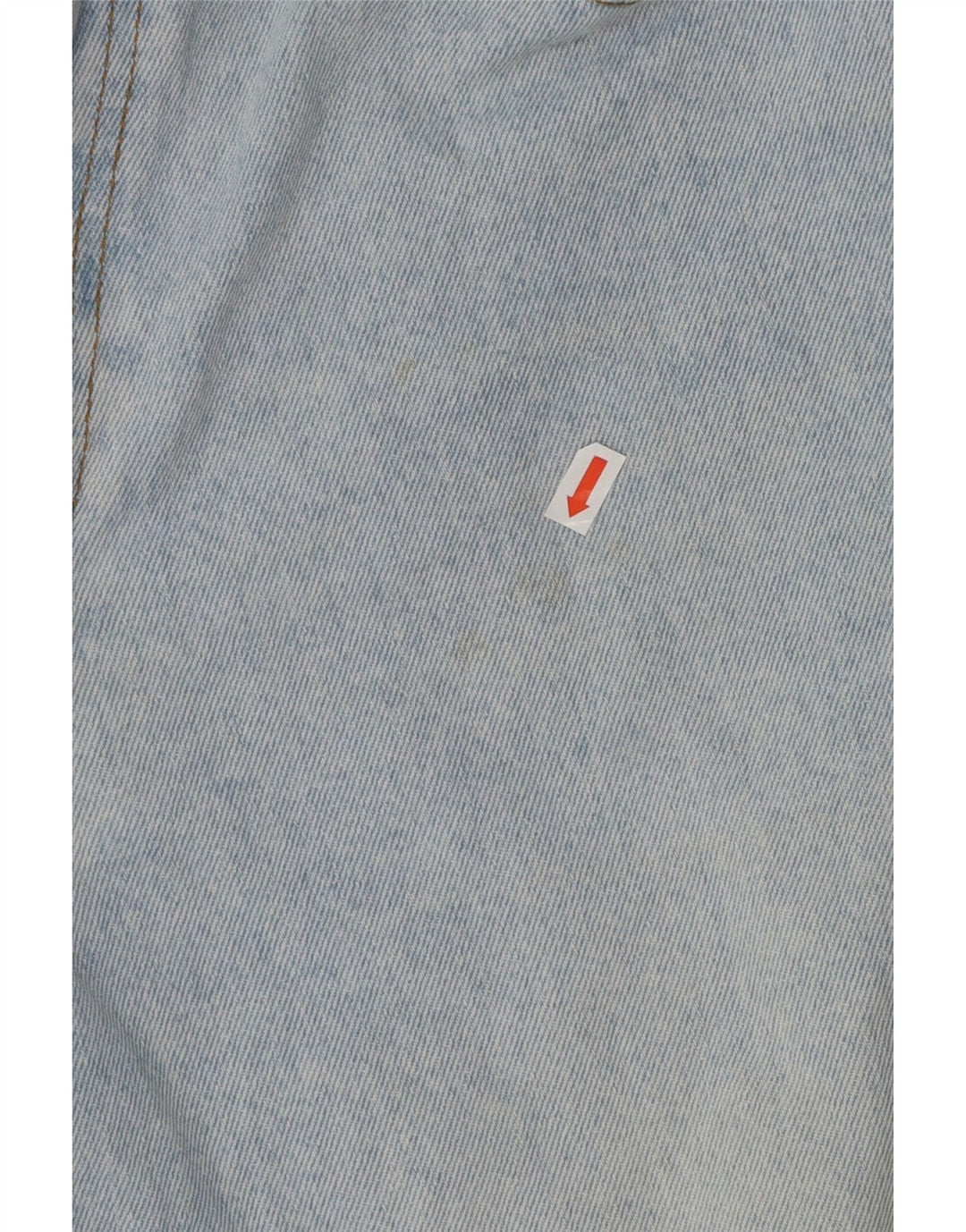 VINTAGE Damen Jeansshorts W29 mittelblaue Baumwolle