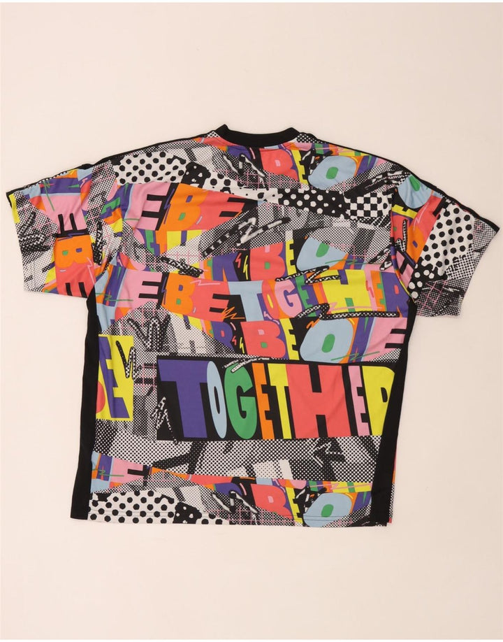 Adidas Herren T-Shirt mit Grafik, groß, mehrfarbig