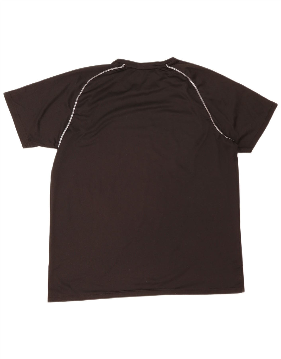 Mountain Warehouse IsoCool T-Shirt-Oberteil für Herren, Größe L, aus schwarzem Polyester