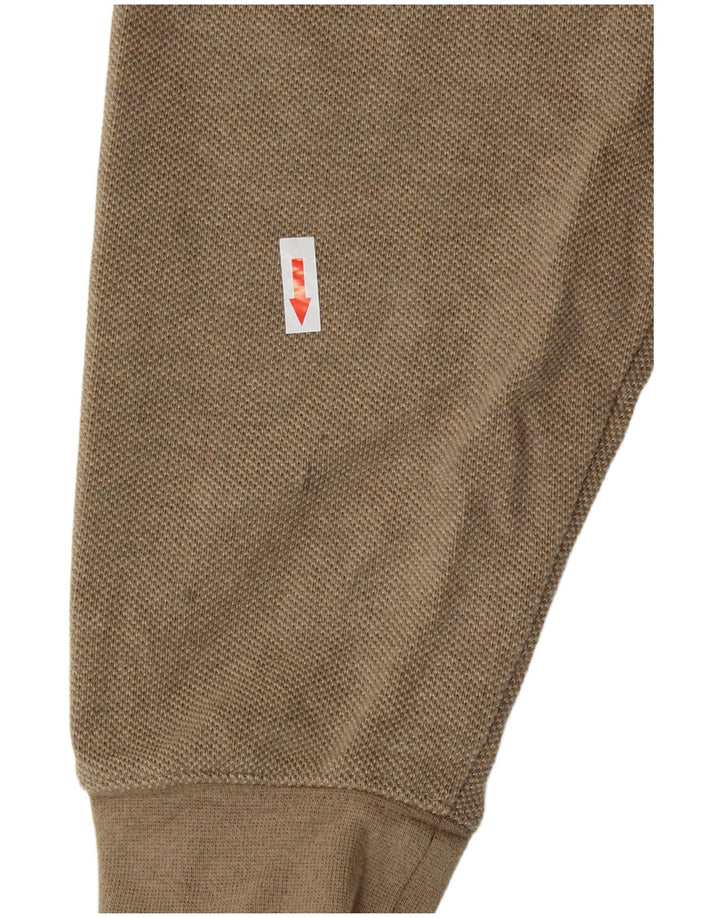 L.L.Bean Herren Top Langarm XL Beige Baumwolle