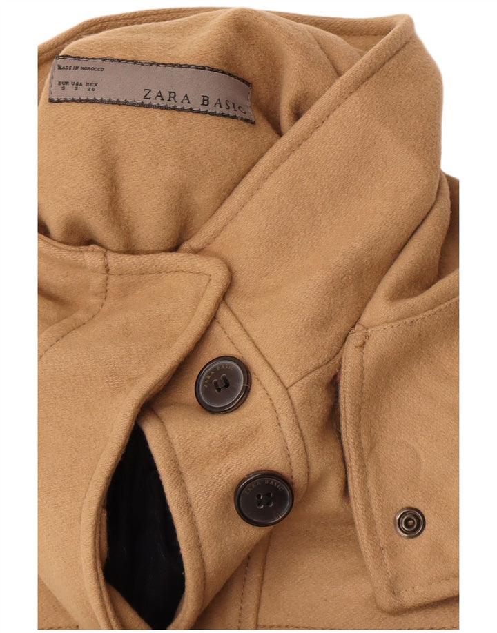 Zara Damen-Bomberjacke mit Kapuze, Gr. 10, Größe S, Braun