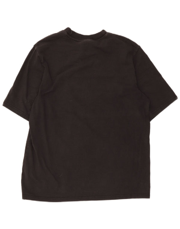 Adidas Herren Grafik T-Shirt Top Medium Schwarz Baumwolle