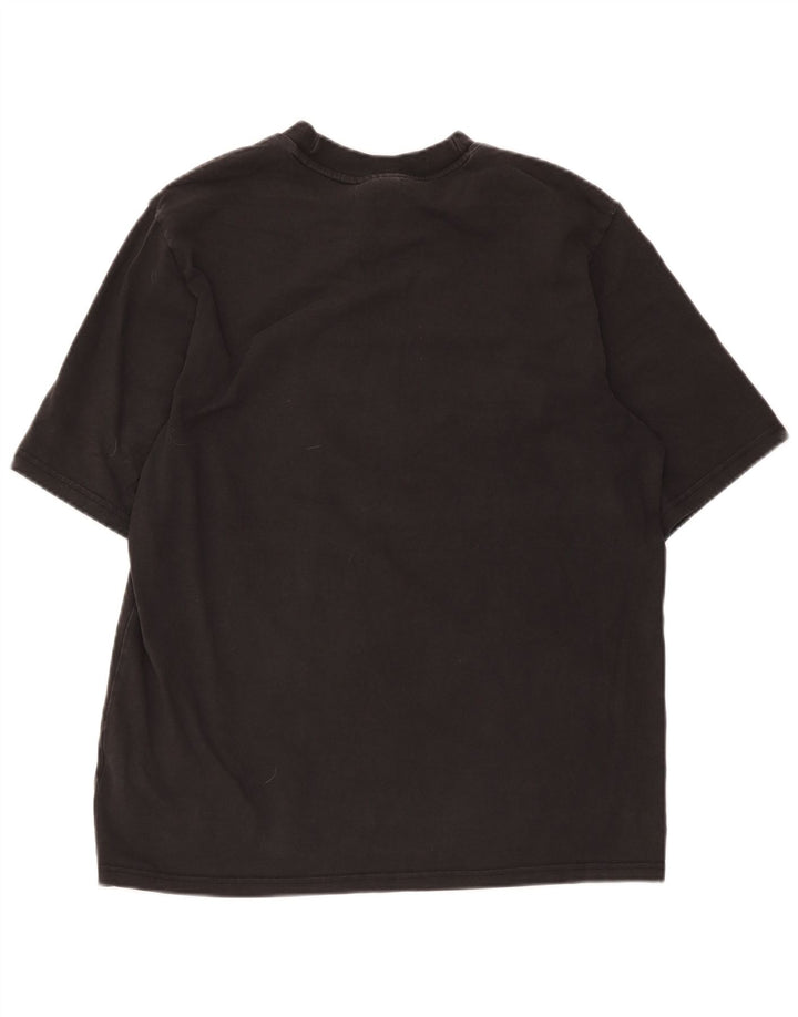 Adidas Herren Grafik T-Shirt Top Medium Schwarz Baumwolle