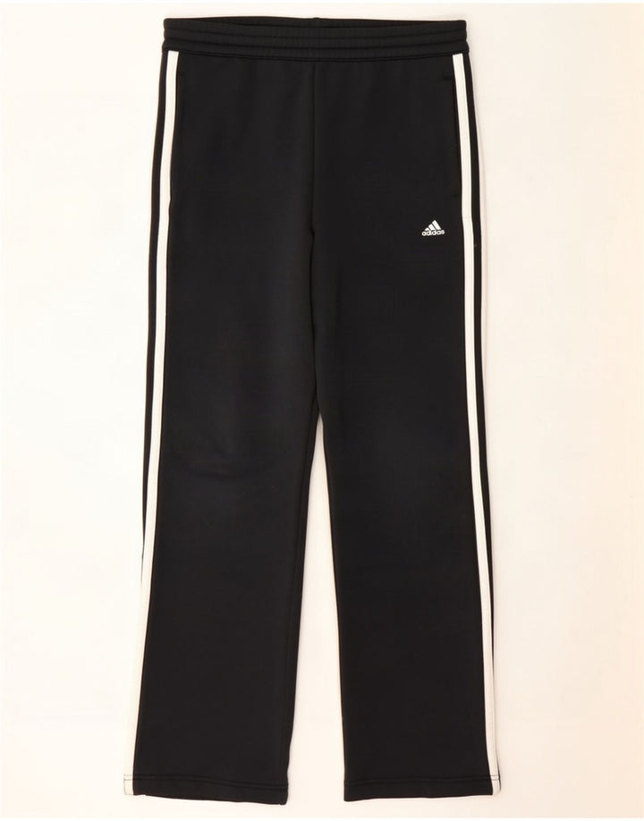 Adidas Damen Trainingshose UK 8 Small Schwarz Polyester