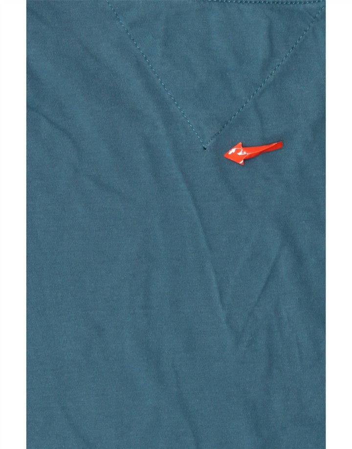 Tommy Hilfiger Herren-T-Shirt mit Grafik, Größe S, Blau, Baumwolle
