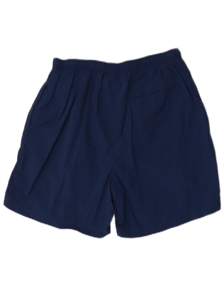 Nike Herren-Badeshorts mit Grafik, mittelblaues Farbblock-Polyester