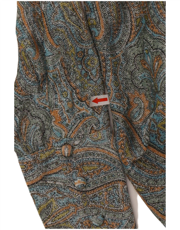 Vintage Damen Hemdbluse IT 46 Großes mehrfarbiges Paisley