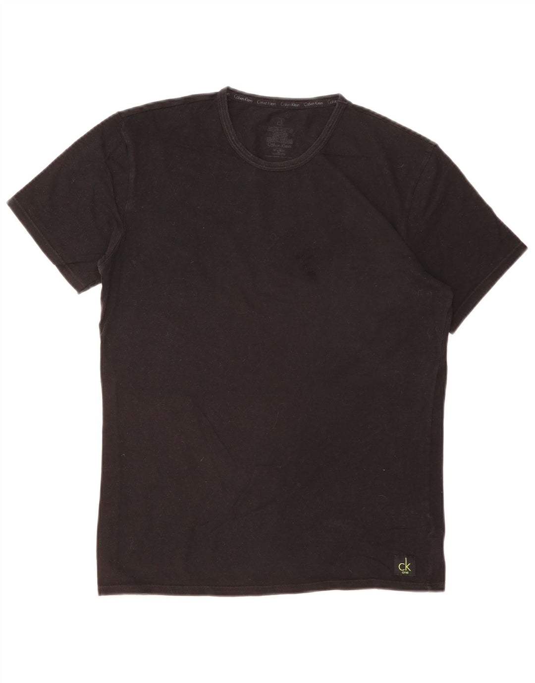 Calvin Klein Herren T-Shirt Top Medium Schwarz