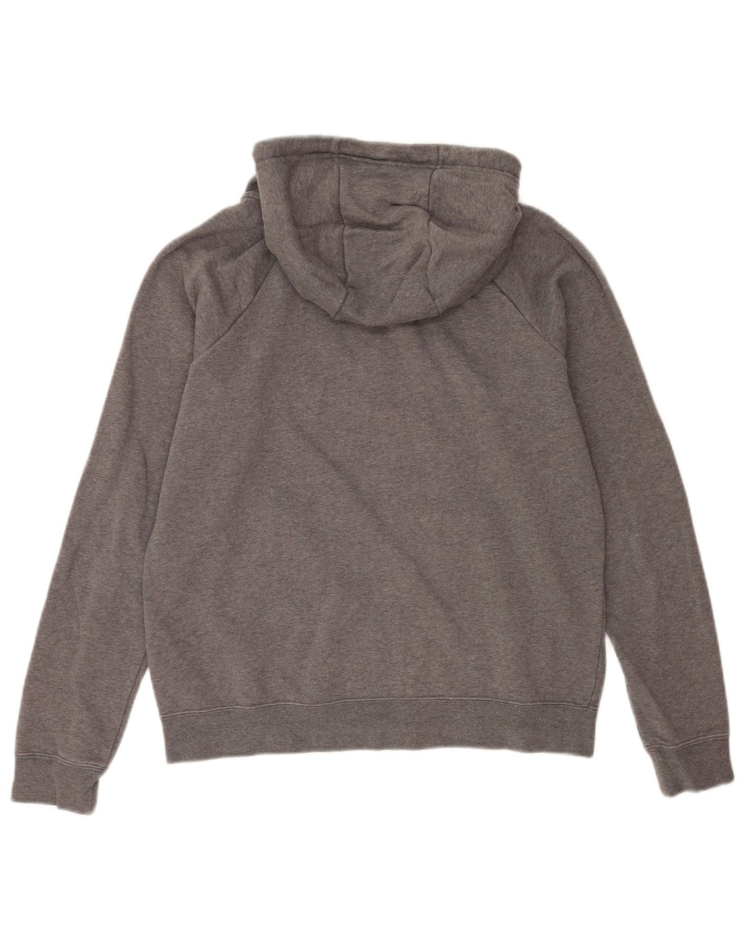 Nike Herren-Kapuzenpullover mit Reißverschluss, klein, graue Baumwolle