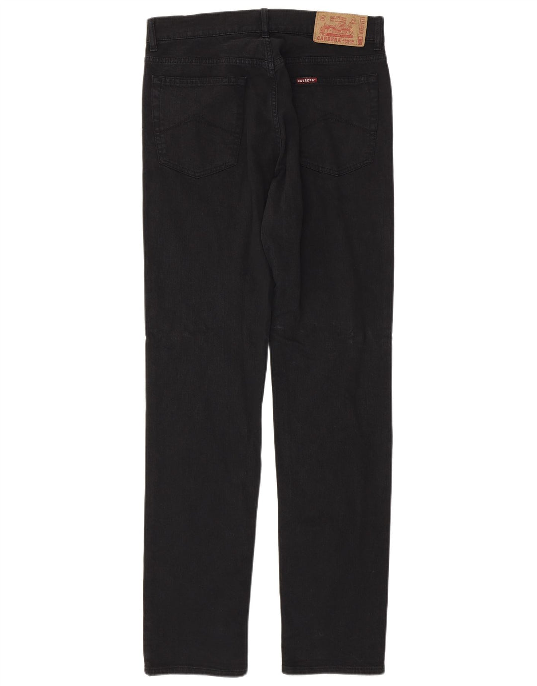 CARRERA Herren 700 Regular Straight Jeans W32 L35 Schwarze Baumwolle