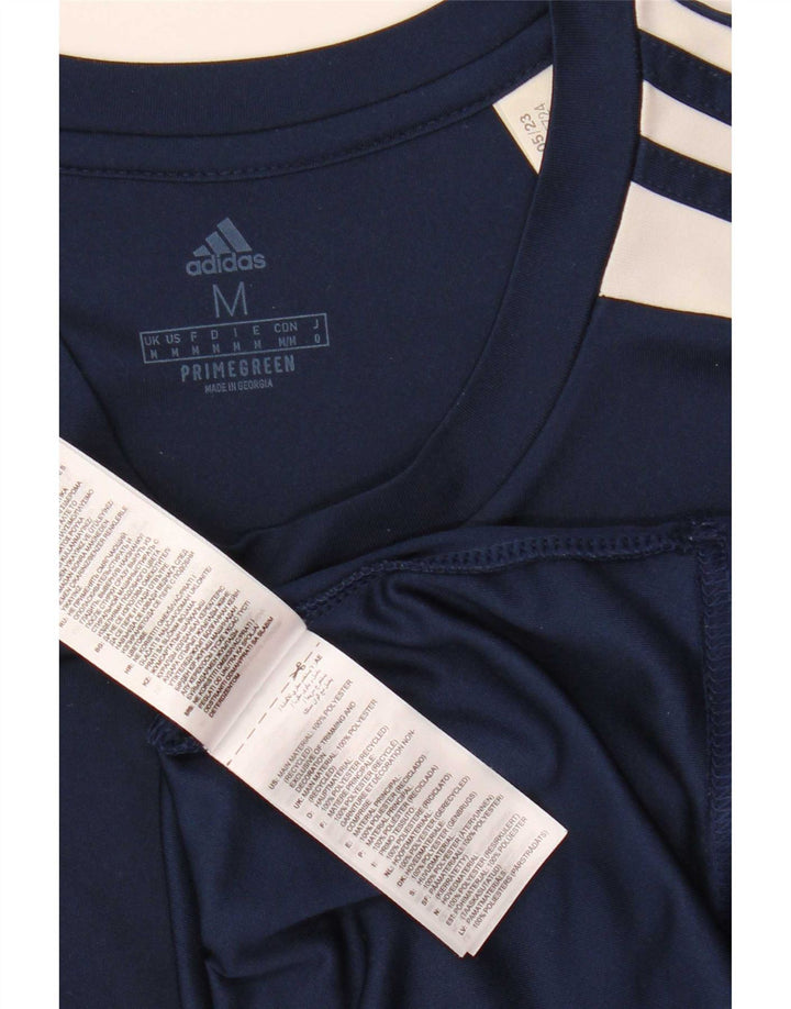 Adidas Herren Aeroready T-Shirt Top Medium Marineblau Polyester