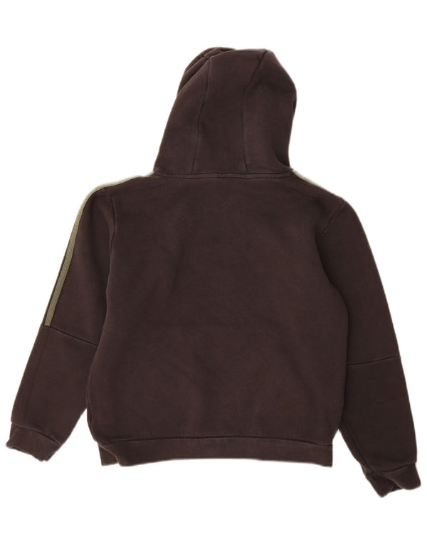 Adidas Jungen Kapuzenpullover 11–12 Jahre, schwarze Baumwolle