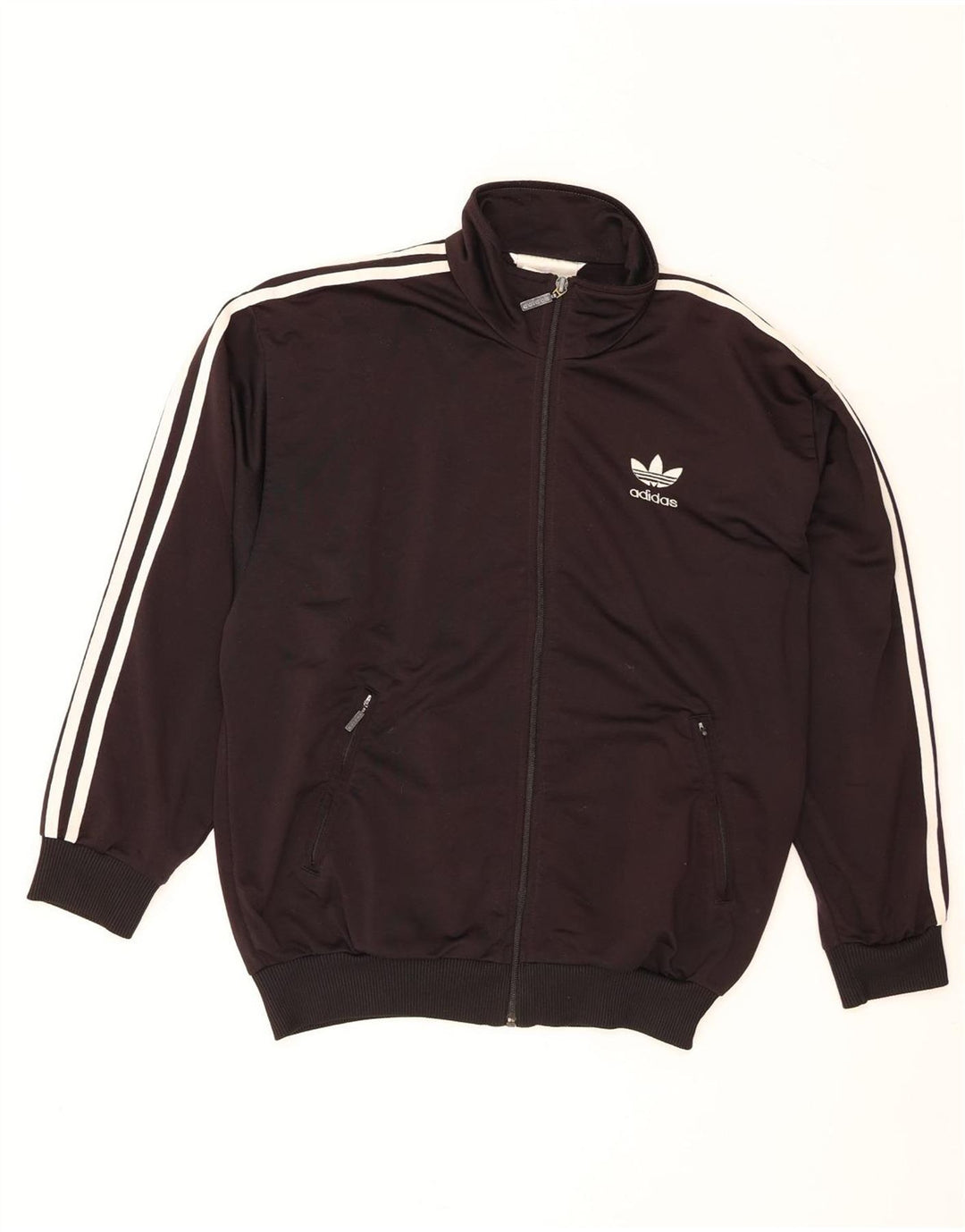 Adidas Herren Trainingsanzug Top Jacke UK 34/36 Small Schwarz Polyester