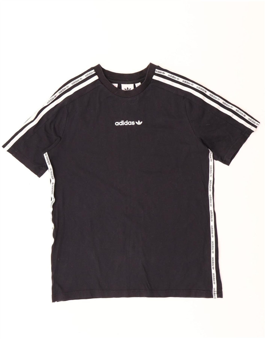 ADIDAS T-Shirt mit Grafik für Jungen, 13–14 Jahre, schwarze Baumwolle