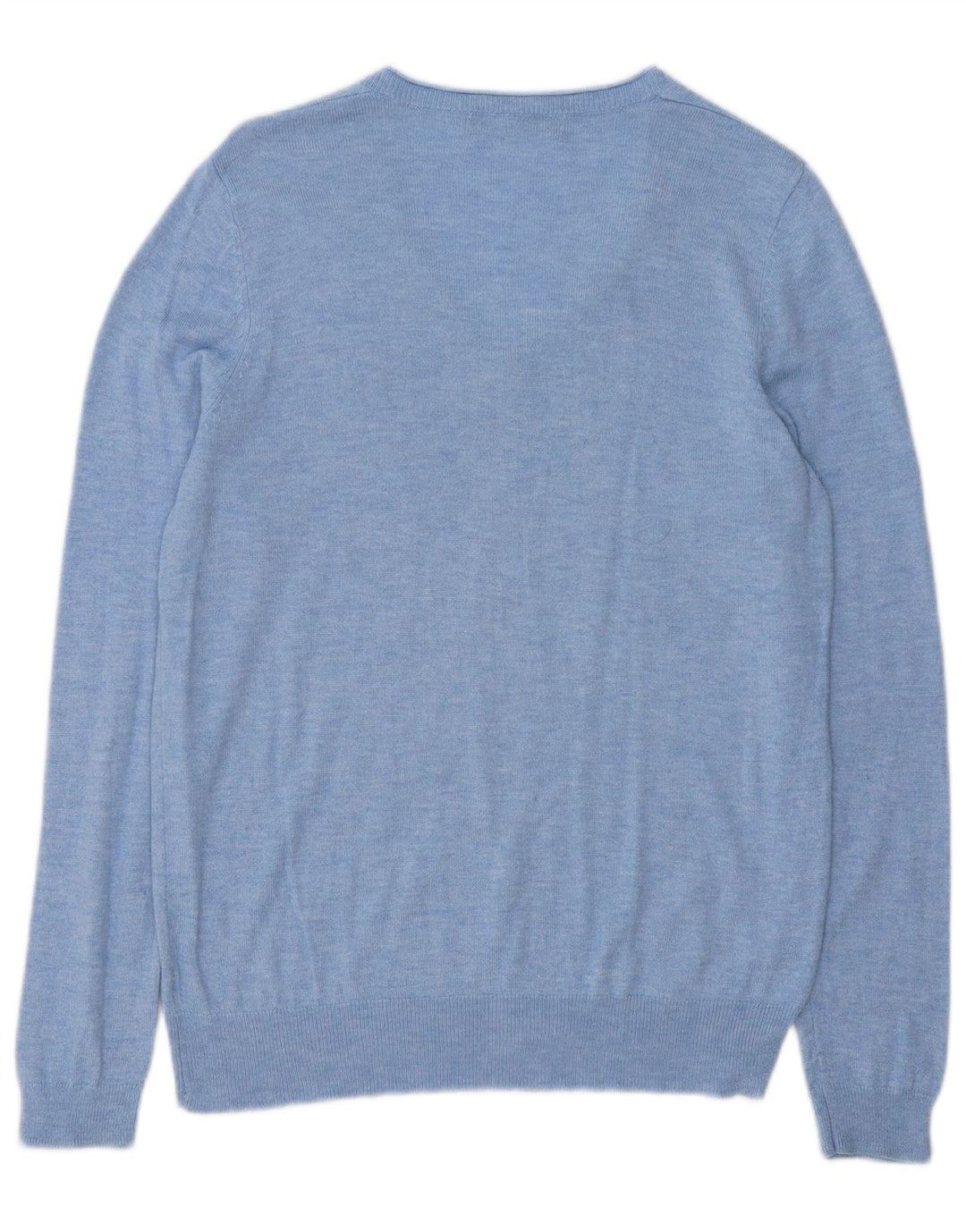 Marks & Spencer Damen Pullover mit V-Ausschnitt, UK 14, Mittelblau