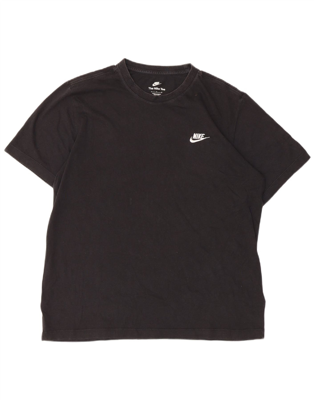 NIKE Herren T-Shirt Top Large Schwarz Baumwolle
