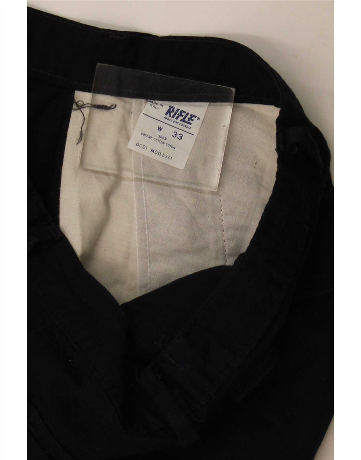 Rifle Womens Cargo Shorts W33 Große marineblaue Baumwolle