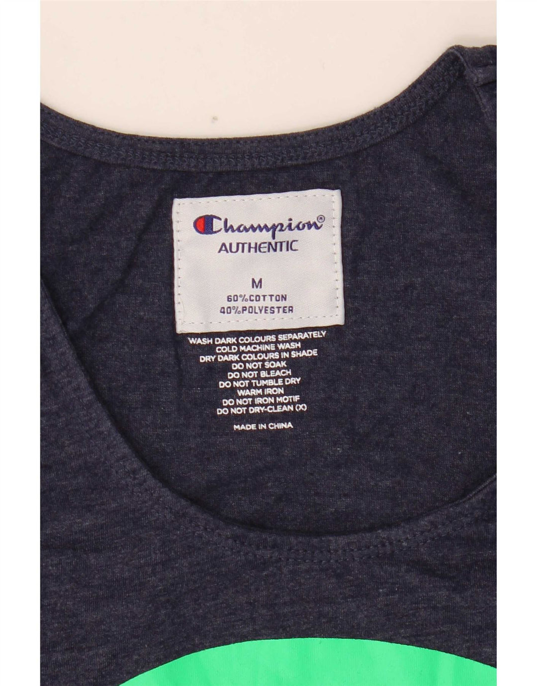 Champion Herren-Weste mit Grafik, mittelgroß, marineblau, Baumwolle