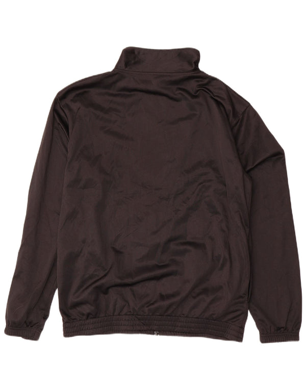 LOTTO Herren-Trainingsanzug-Oberteil, Jacke, groß, aus schwarzem Polyester