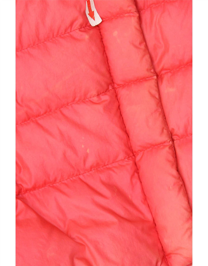 Timberland Damen Wattierte Weste UK 14 Mittelrosa Nylon