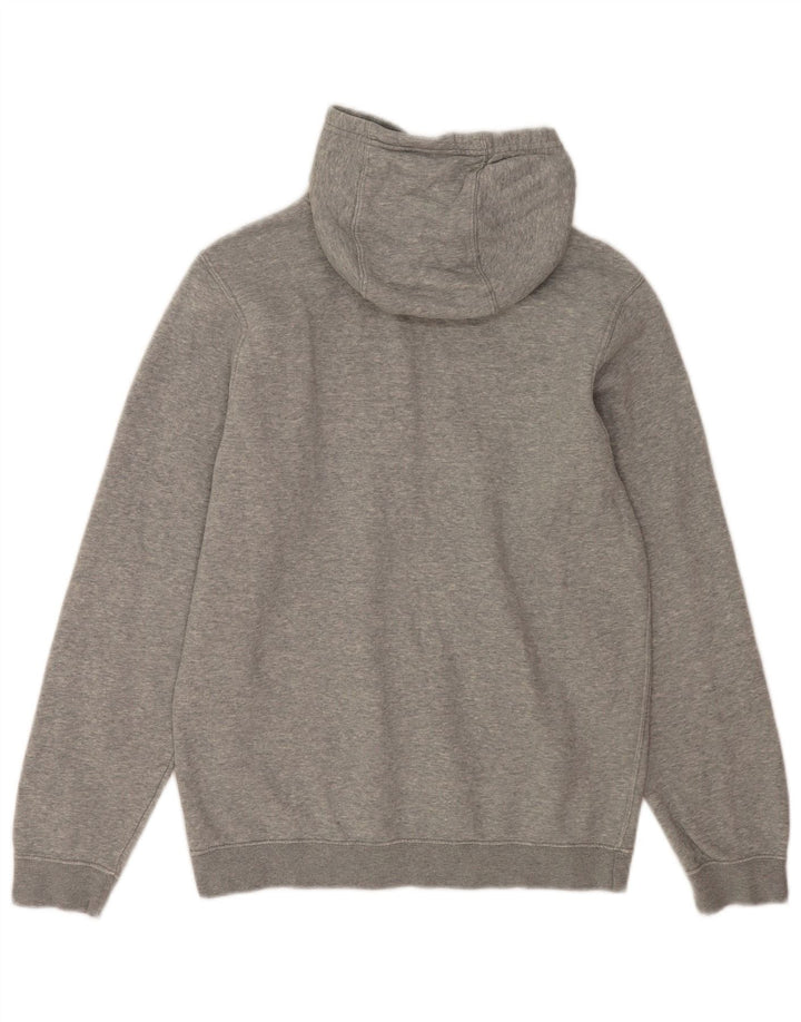 NIKE Herren-Kapuzenpullover, klein, grau gefleckte Baumwolle