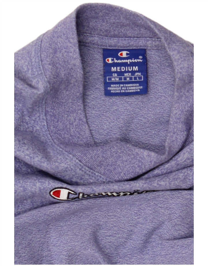 CHAMPION Grafik-T-Shirt-Oberteil für Damen, UK 12, mittelviolett gefleckt
