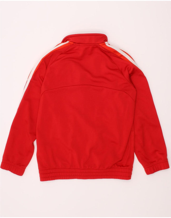 ADIDAS Mädchen-Trainingsanzug-Top-Jacke, 5–6 Jahre, rotes Polyester