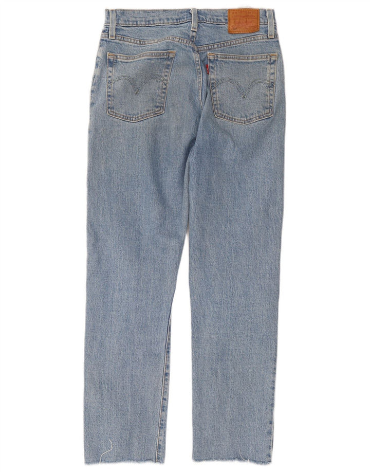 Levi's Damen 501 Straight Jeans W28 L28 Blaue Baumwolle