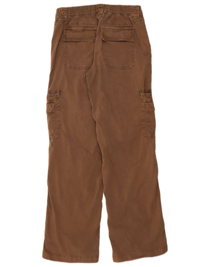 HOLLISTER Damen Baggy Cargohose mit niedriger Taille, Größe S, W26, L31, Braun