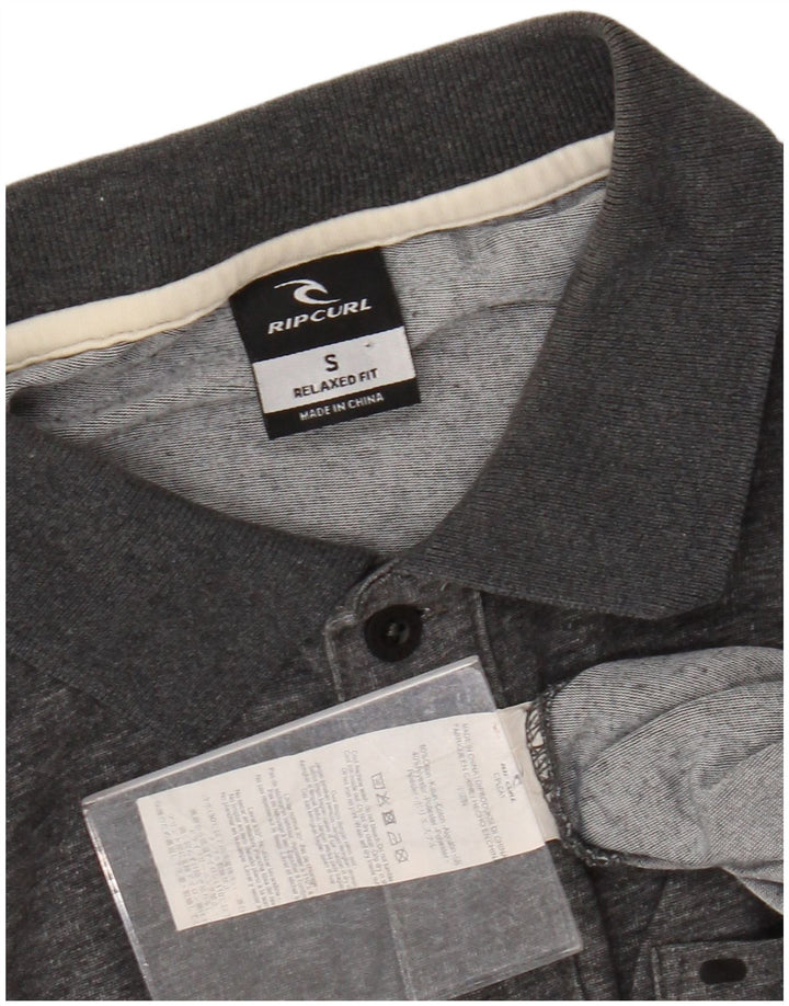 RIP CURL Herren-Poloshirt mit entspannter Passform, Größe S, Grau, Baumwolle