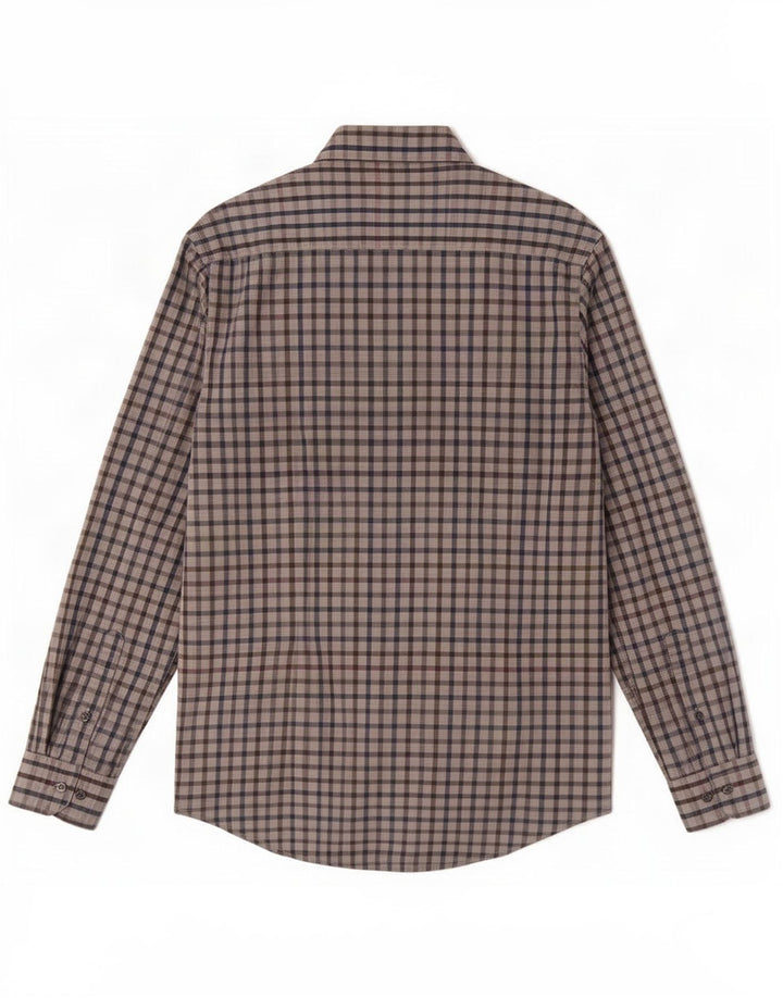 Dack's Herren Slim Fit Hemd 2XL grau kariert Baumwolle