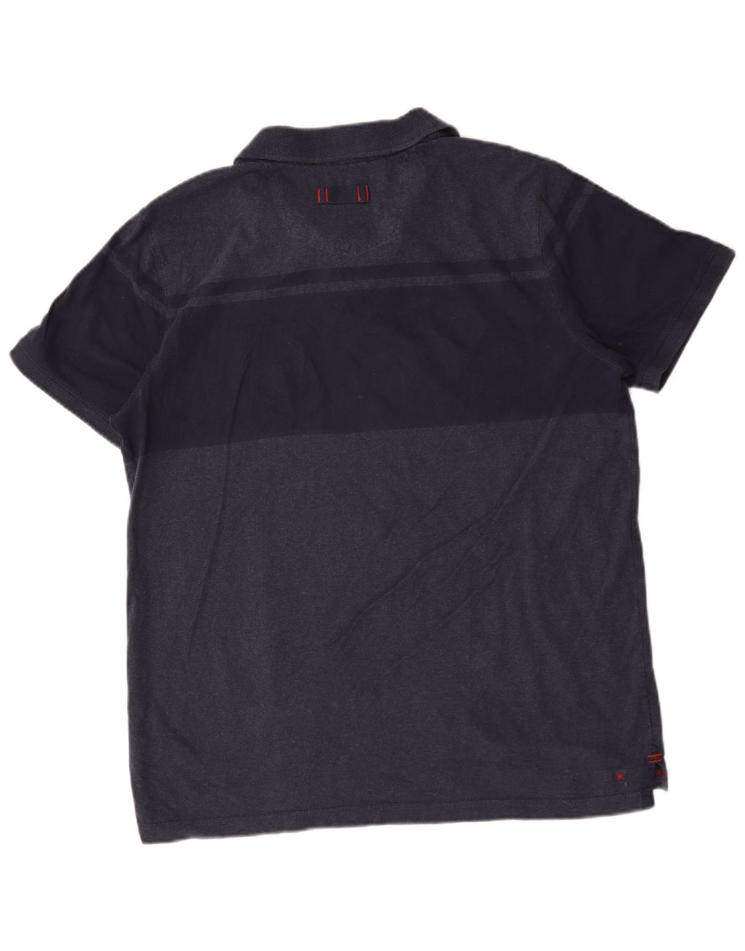 Fat Face Herren-Poloshirt XL aus marineblauer Baumwolle