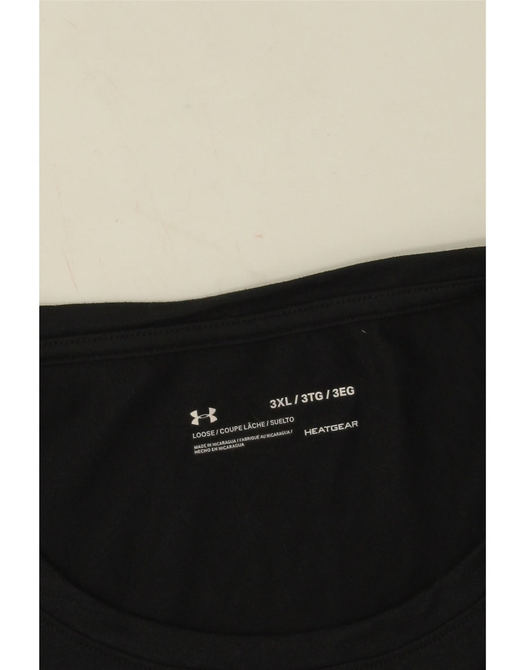 Under Armour Herren Heat Gear Graphic Top Langarm 3XL Schwarz Polyester