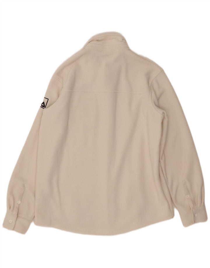 FILA Herren-Fleeceshirt mit Grafik, mittelweißes Polyester