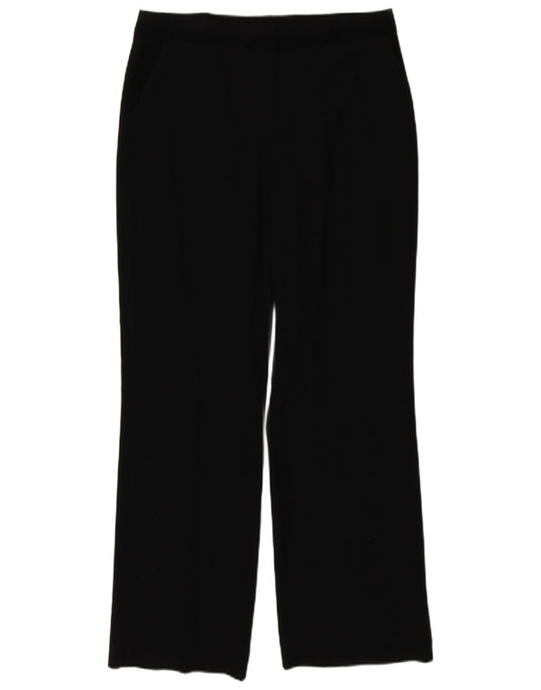 Marks & Spencer Damen-Anzughose mit gerader Passform, UK 14, Größe L, W32, L30, Schwarz