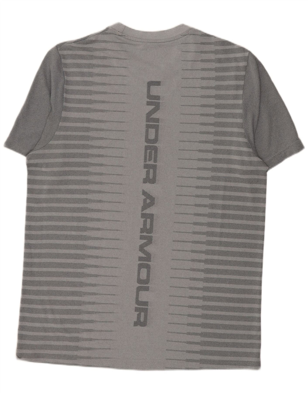 Under Armour Herren Grafik-T-Shirt-Oberteil, groß, grau gestreift