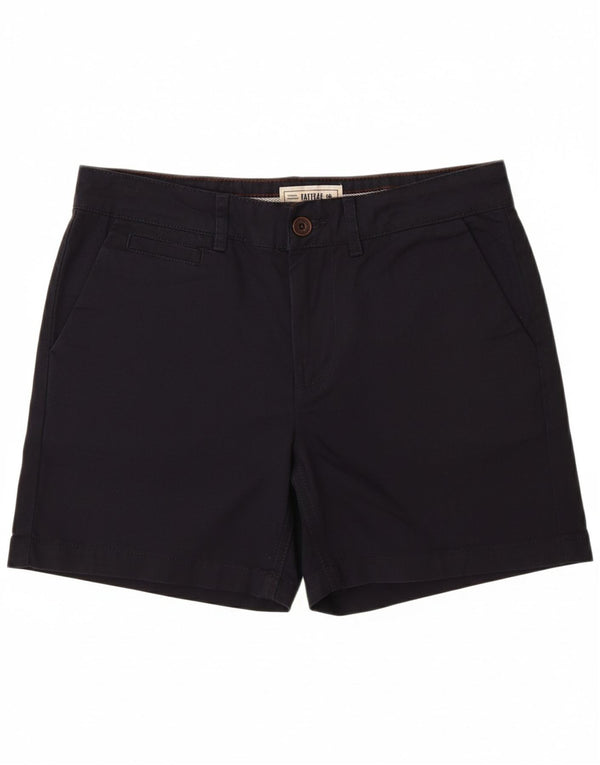 FAT FACE Damen Chinoshorts UK 8 Small W30 Marineblaue Baumwolle