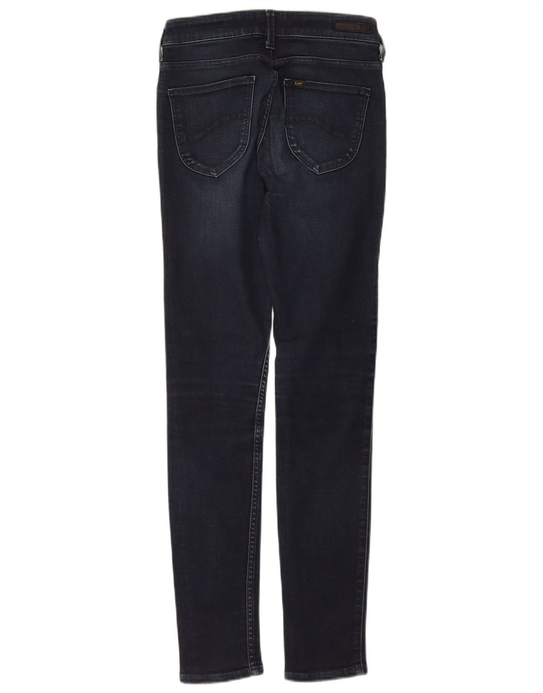 Lee Damen Skinny Jeans W28 L30 Marineblaue Baumwolle