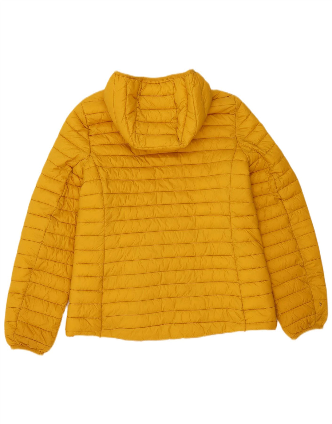 Joules Wattierte Damenjacke mit Kapuze, UK 14, Mittelgelb, Polyamid