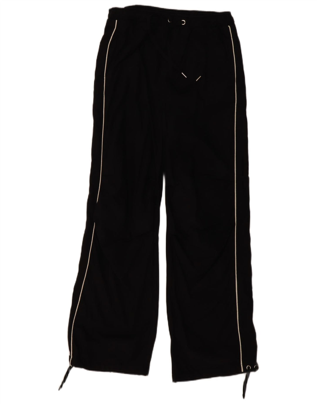 MINT VELVET Damen-Trainingshose, UK-Größe 14, mittlere schwarze Baumwolle