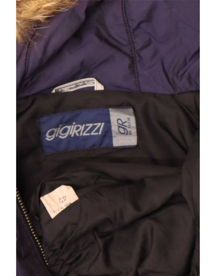 Gigi Rizzi Damen Windjacke IT 42 Medium Navy Blue Colourblock