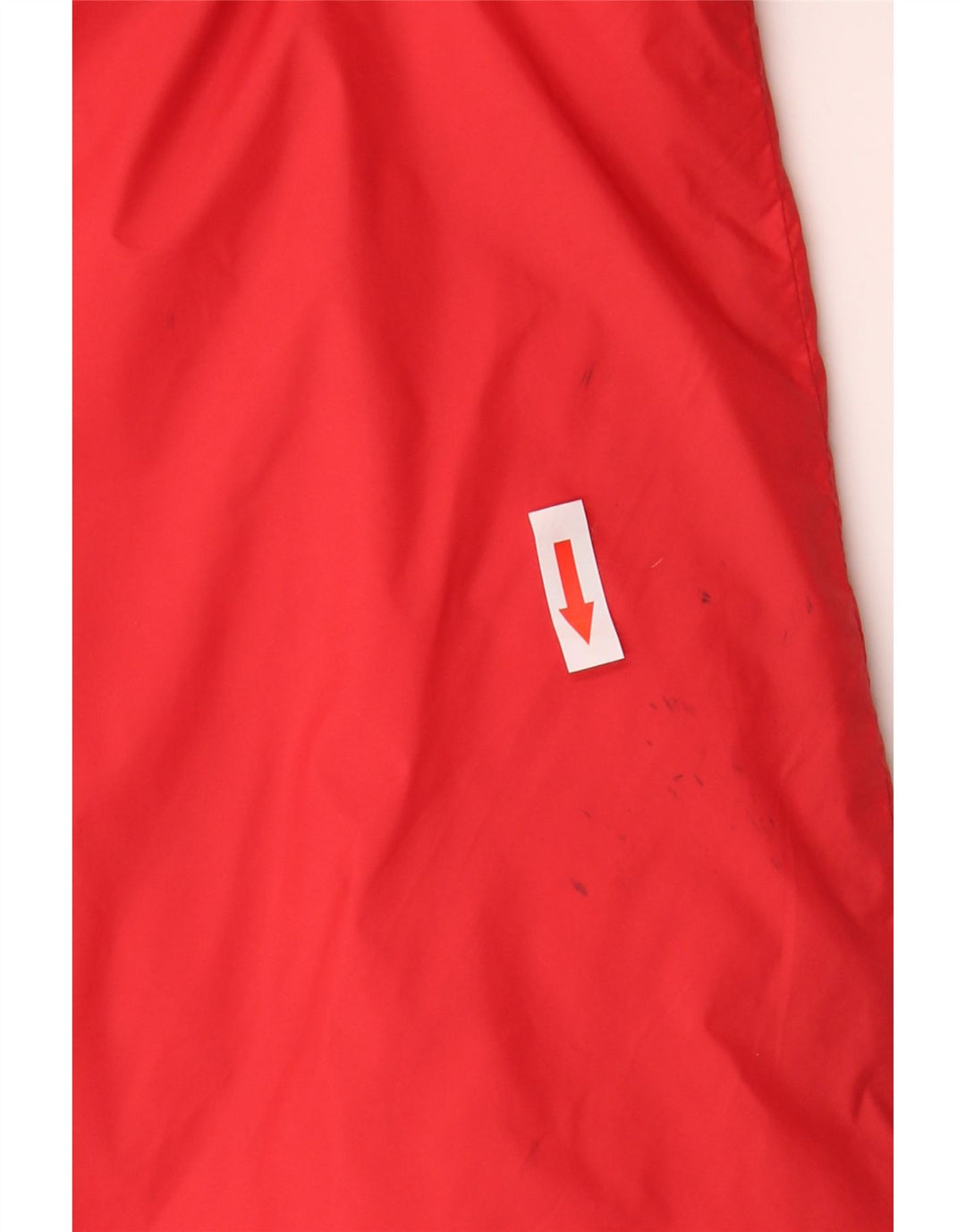 Tommy Hilfiger wattierte Herrenjacke mit Kapuze, UK 40, großes rotes Nylon