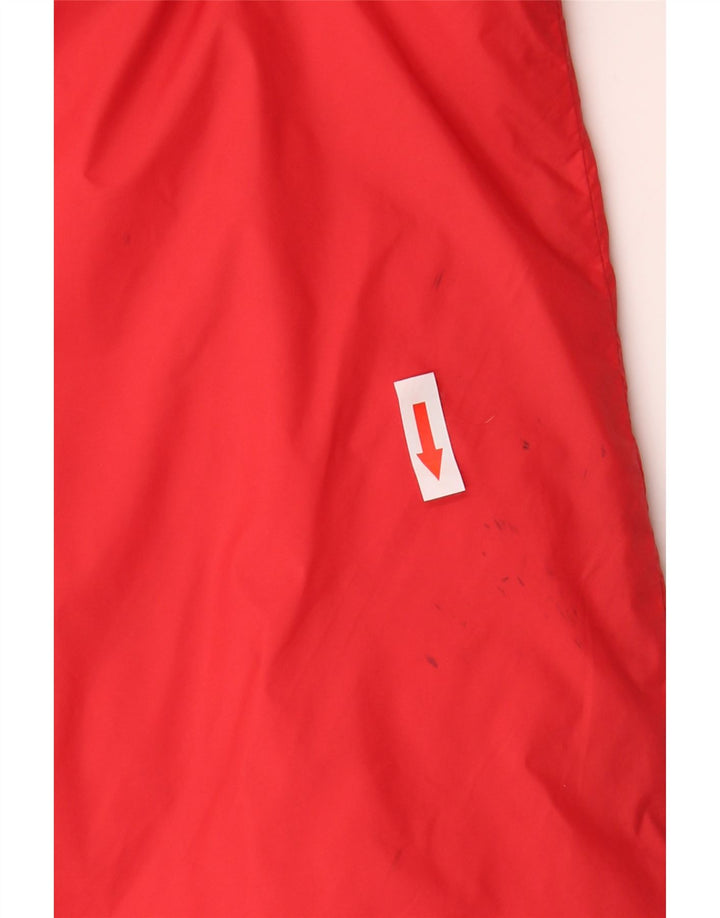 Tommy Hilfiger wattierte Herrenjacke mit Kapuze, UK 40, großes rotes Nylon