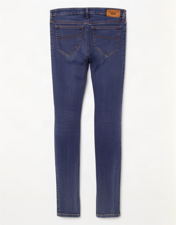 Diesel Damen Skinny Jeans W29 L31 Blaue Baumwolle
