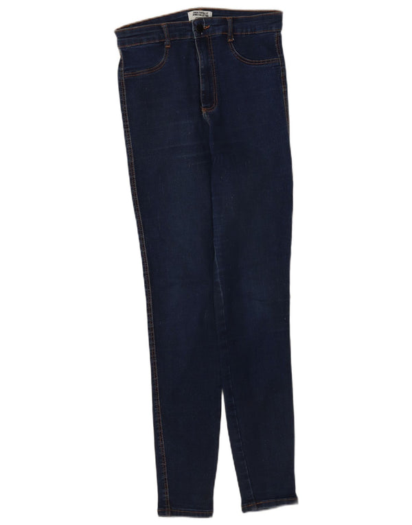 Zara Damen Trafaluc Skinny Jeans EU 36 XS W26 L28 Blaue Baumwolle